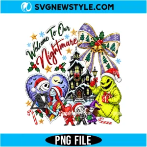 Welcome To Our Nightmare Christmas PNG