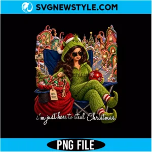 Grinch Girl Steal Christmas PNG
