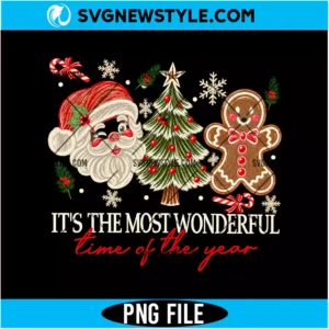 Retro Merry Christmas Png