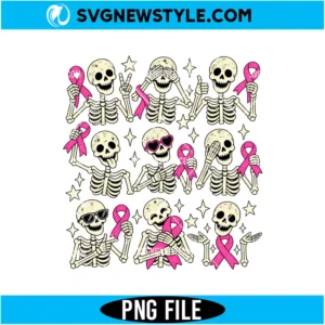 Ribbon Skeletons Halloween PNG