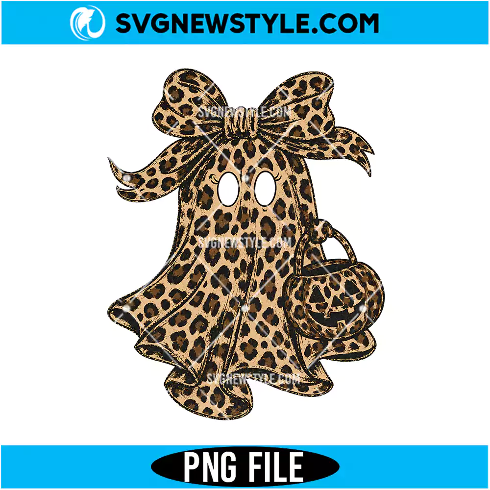 Leopard Halloween Ghost Png | Leopard Ghost Clipart, Digital Download 1 Leopard Halloween Ghost Png