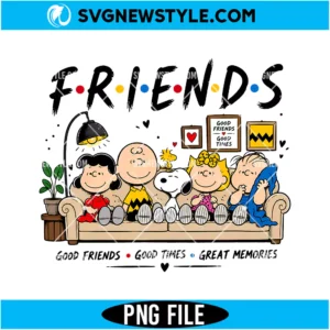 Snoopy And Friends Couch PNG