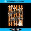 Spooky Season Halloween PNG Design, Retro Fall Sublimation Design for T-Shirts 3 Spooky Season Halloween PNG Design