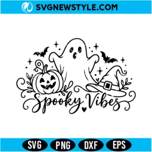 Spooky Vibes Halloween SVG PNG