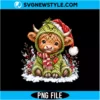 Winter Cow Grinch PNG Digital Download | Festive Holiday Animal Graphic 2 Winter Cow Grinch PNG